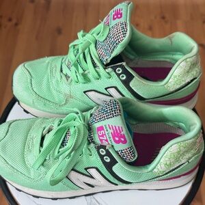 New Balance Women's Light Green Sneakers